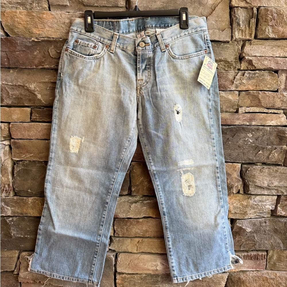 Vtg NWT Lucky Brand Grand Dreamscape Crop jeans 10/30